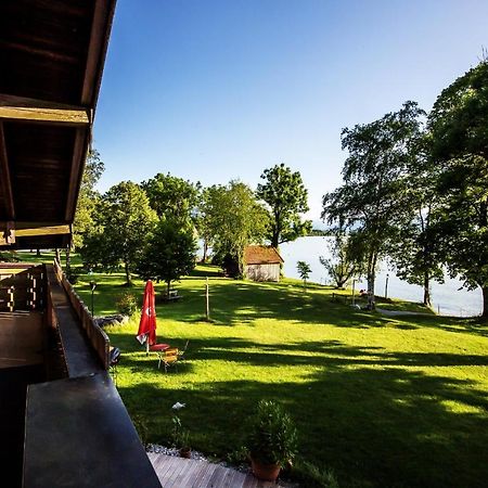 Ferienwohnungen Am Strandbad Chieming Exteriör bild