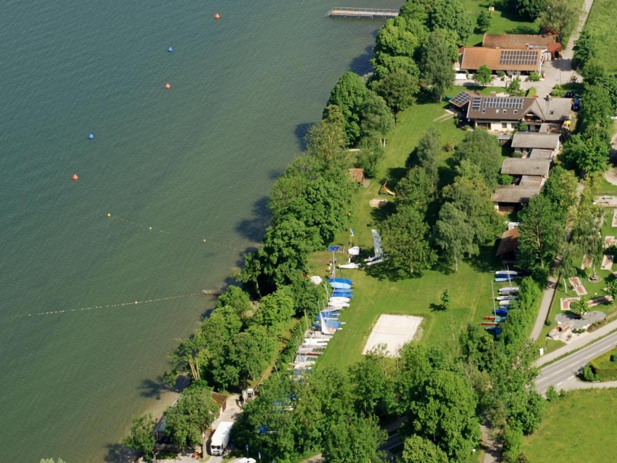 Ferienwohnungen Am Strandbad Chieming Exteriör bild