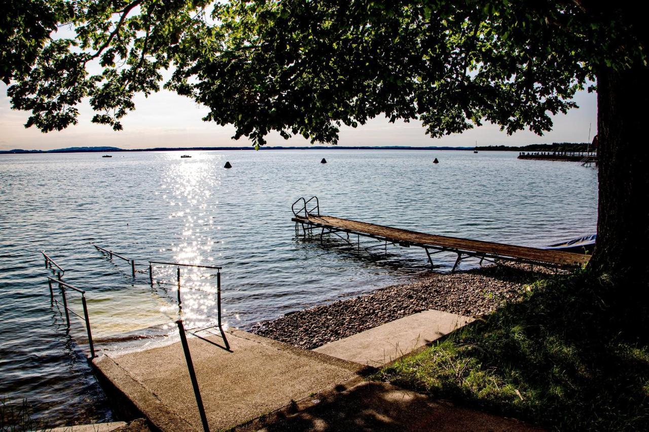 Ferienwohnungen Am Strandbad Chieming Exteriör bild